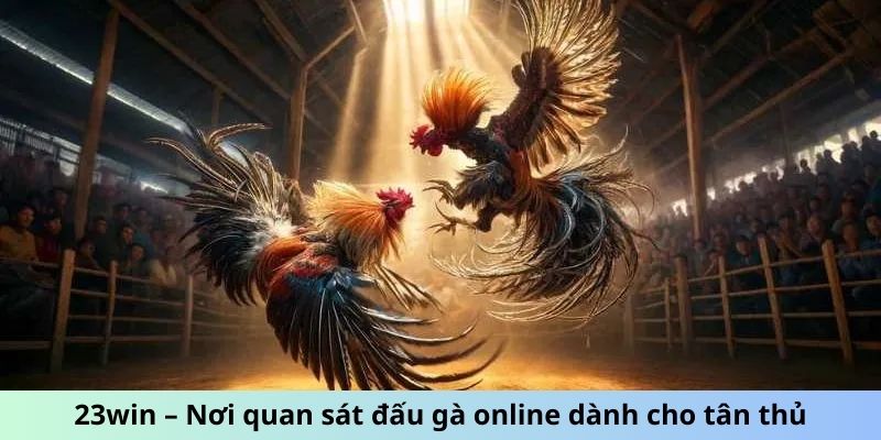 23win – Nơi quan sát đấu gà online dành cho tân thủ