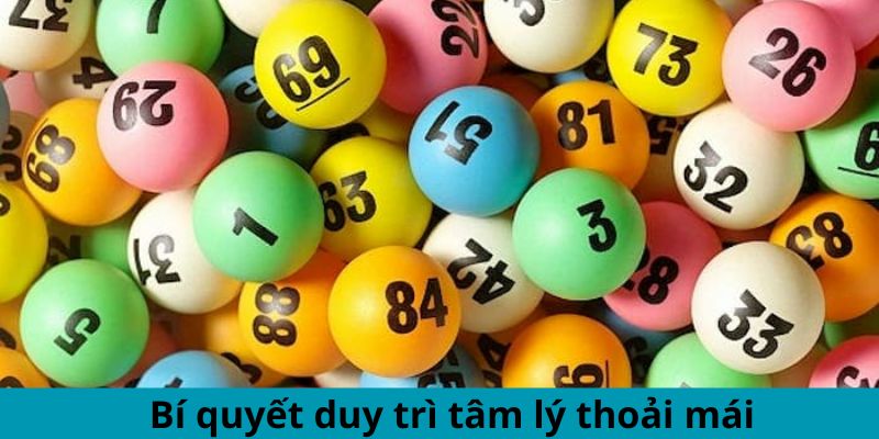 Bí quyết duy trì tâm lý thoải mái